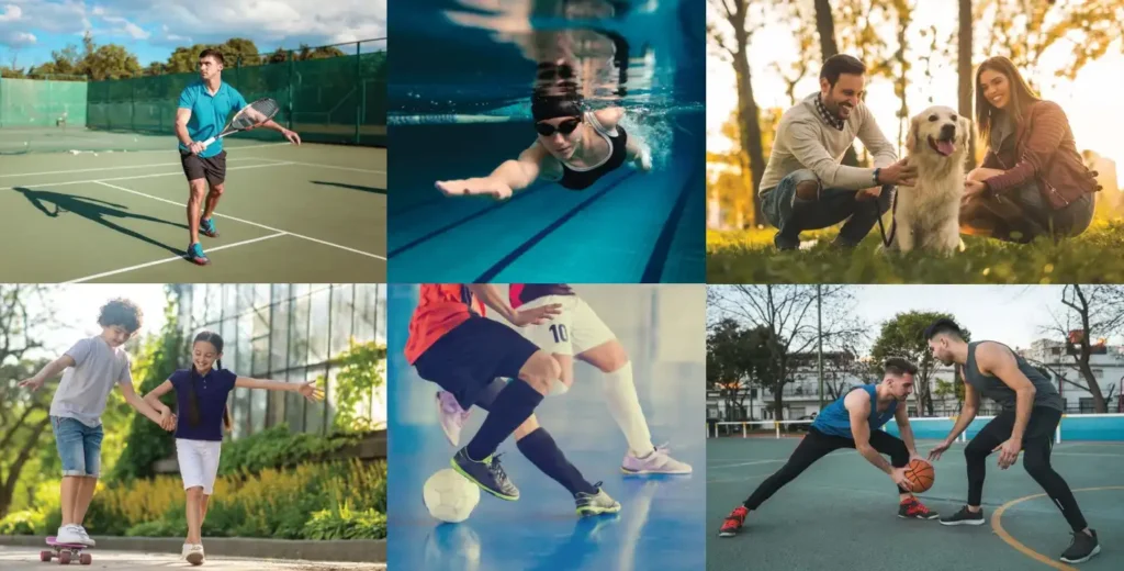 Assetz Code Name Palmscape Plots amenities collage 1 by Assetz Property Group located at IVC Road, Devanahalli, Bangalore Karnataka