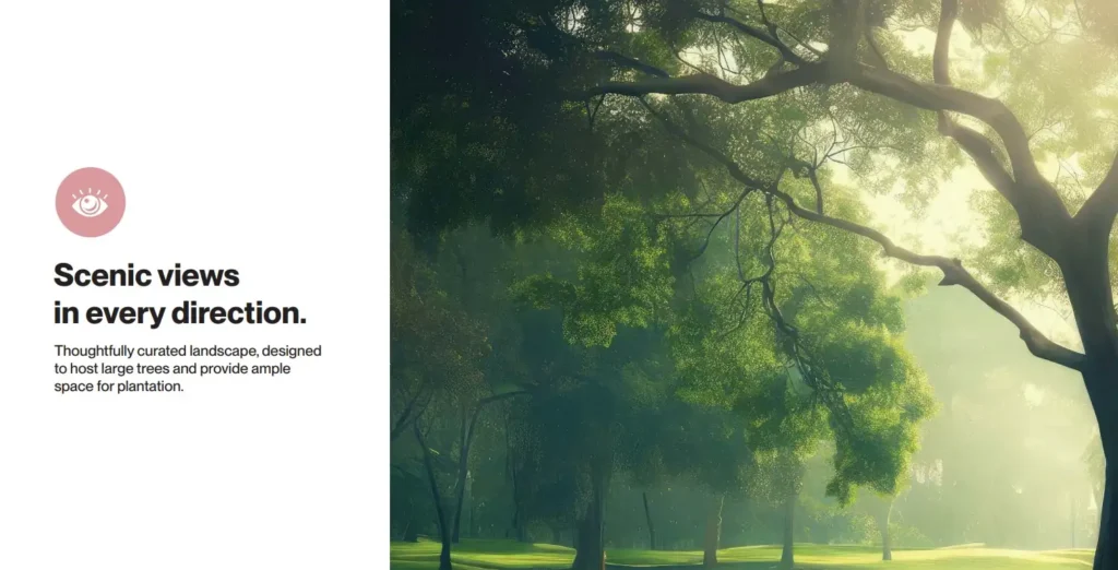 Assetz Code Name Palmscape Plots scenic views by Assetz Property Group located at IVC Road, Devanahalli, Bangalore Karnataka